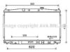 AVA QUALITY COOLING HD2288 Radiator, engine cooling